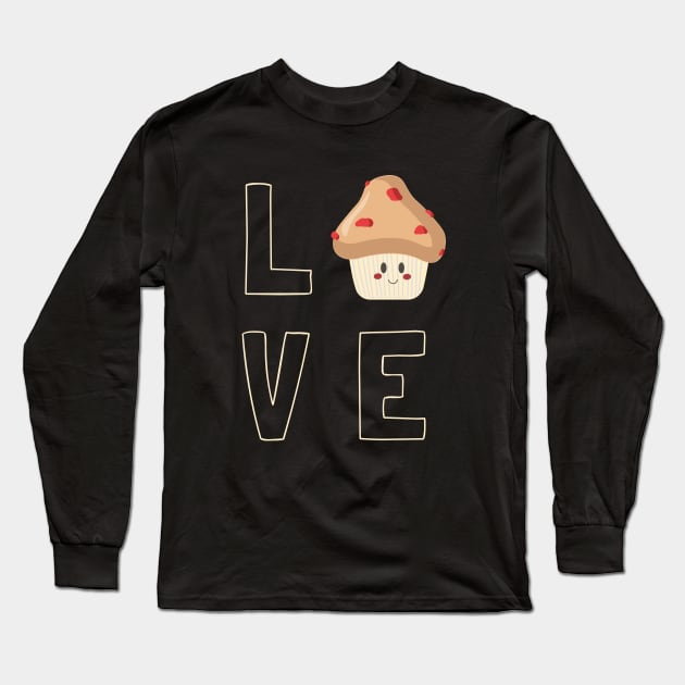 Muffin love Long Sleeve T-Shirt by hristartshop